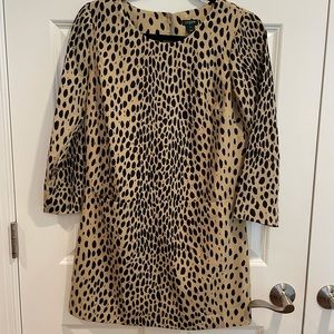 J.Crew Leopard Mini Shift dress